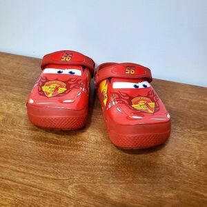 Kids Red Lightning McQueen Crocs